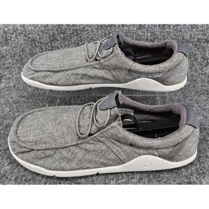 Xero Shoes Kona Men's Sz 9 Alloy Gray Barefoot Moccasin Loafer Beach Hawaii